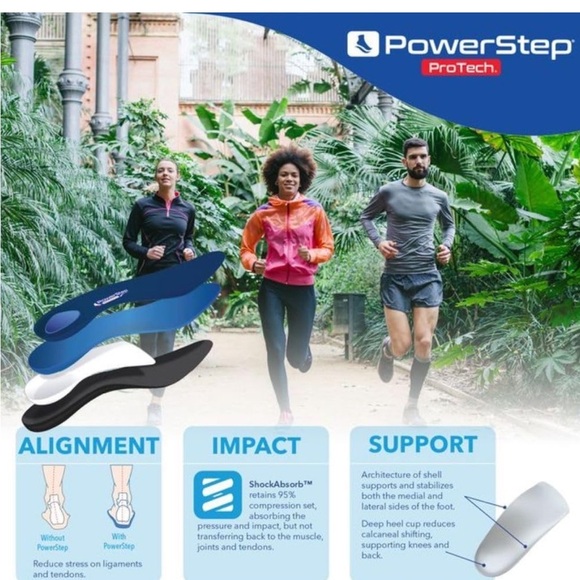 Powerstep ProTech 3/4 Pro Orthotic Supports - Picture 5 of 8